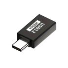 Techsuit - OTG Adapter AluCoreX (A14) - USB-ről Type-C-re, 10 Gbps, Plug and Play, Alumínium ötvözet, Gyors adatátvitel - Fekete