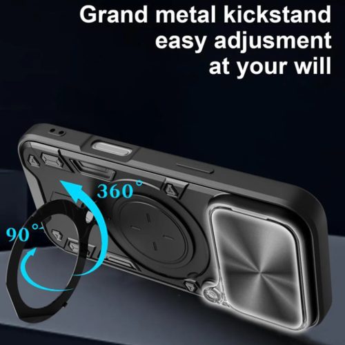 iPhone 17 Pro Max Kék Techsuit CamGuard Pro tok