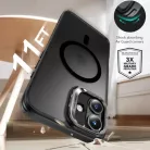 iPhone 16 Matt Fekete ESR Klasszikus Hibrid HaloLock Kitámasztós Tok
