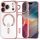 iPhone 17 Pro Max Techsuit - Luxury Crystal MagSafe - Pink tok