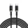 MacBook Baseus - Data Cable Dura Series (P10377803U03-00) - Gyors töltés, Type-C, PD 240W, 480Mbps, 1m - Arany / Fekete