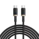 MacBook Baseus - Data Cable Dura Series (P10377803U03-00) - Gyors töltés, Type-C, PD 240W, 480Mbps, 1m - Arany / Fekete