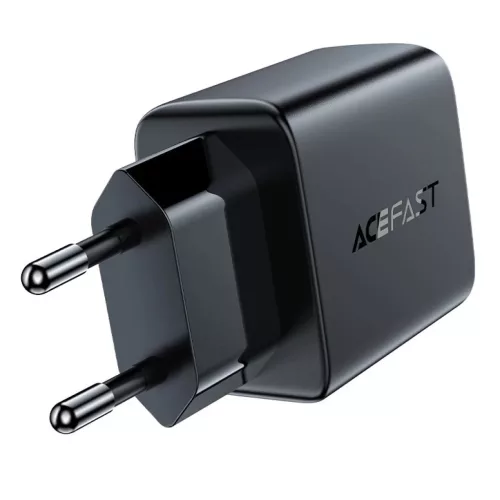 Acefast Töltő Adapter 2 X USB 18W QC 3.0 AFC, FCP fekete  (A33 black)