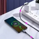 Ugreen US334 70643 USB-C (szögletes) / USB-C (egyenes) kábel 100W PD 1m - fekete