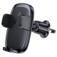 Autós tartó vezeték nélküli töltéssel (D48) 4.7 - 6.9"-es telefonhoz Acefast - Légbeömlőhöz, mágneses rögzítés, önzáró, 15W - Fekete