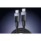 Kábel USB-C to USB-C Ugreen L524 PD 3A 2m (szürke)