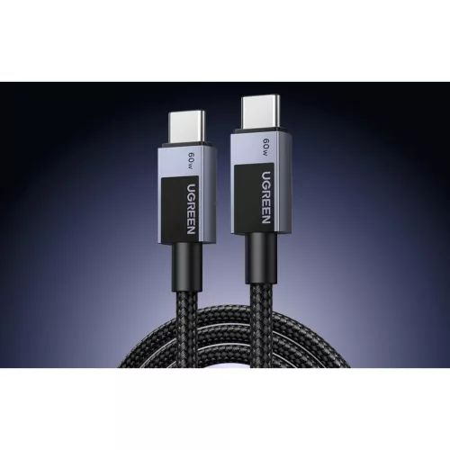 Kábel USB-C to USB-C Ugreen L524 PD 3A 2m (szürke)