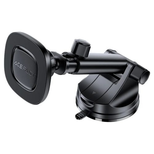 Autós tartó Acefast (D45) - műszerfalra, erős mágneses fogás, teleszkópos rúd, csúszásgátló párna, 4.7 - 6.9" telefonokhoz - Fekete