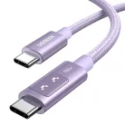 Ugreen Uno L509 USB-C USB-C kábel, 100W, 2m (Lila)