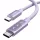 Ugreen Uno L509 USB-C USB-C kábel, 100W, 2m (Lila)