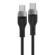 3 az 1-ben kábel Acefast C11-03 USB-C - USB-C 480Mb/s 100W 1,2 m - fekete