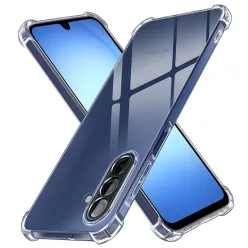   Samsung Galaxy A17 5G Techsuit - Ütésálló Átlátszó Szilikon - Átlátszó tok