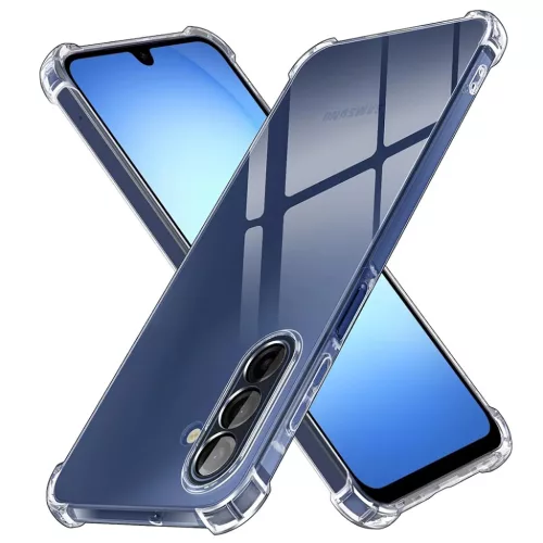 Samsung Galaxy A17 5G Techsuit - Ütésálló Átlátszó Szilikon - Átlátszó tok