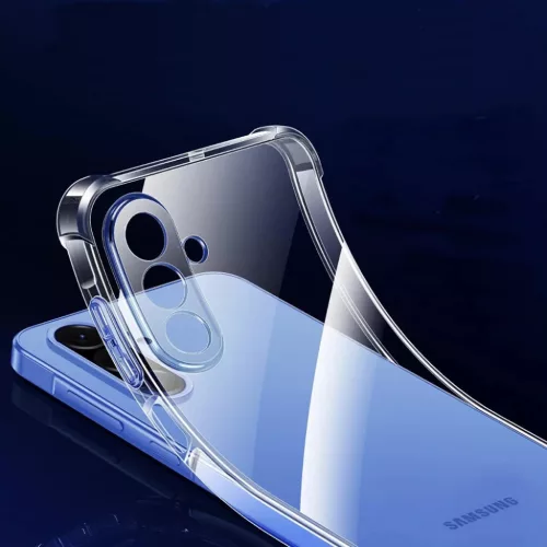 Samsung Galaxy A17 5G Techsuit - Ütésálló Átlátszó Szilikon - Átlátszó tok