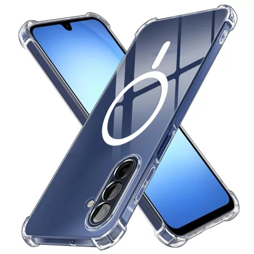Samsung Galaxy A17 5G Techsuit - Shockproof Clear Silicone MagSafe - Átlátszó tok