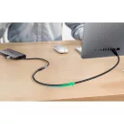 Ugreen USB-C 3.1 Gen2 hosszabbító kábel, 4K, 100W, 1m (fekete)