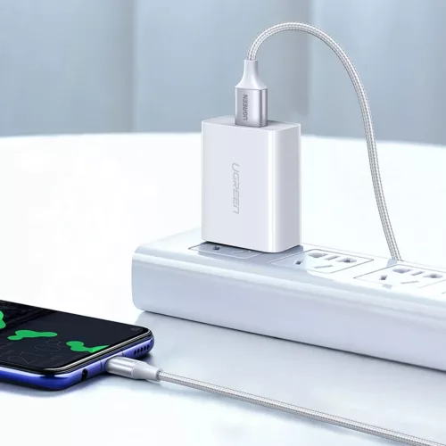 Ugreen US288 60131 USB-A / USB-C QC 3.0 3A 1m kábel - fehér