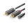 2xRCA kábel (Cinch) jack 3.5 mm 25cm fekete UGREEN AV102
