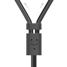 Ugreen AV102 10512 kábel 3.5 mm mini jack (hím) / 2RCA (hím) 3m - szürke