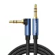 Ugreen szögletes AUX kábel 2 x 3.5 mm mini jack 1.5m kék (AV112)