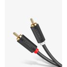 Ugreen stereo 2RCA audio/video cinch kábel 2m szürke (10518)