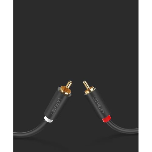 Ugreen stereo 2RCA audio/video cinch kábel 2m szürke (10518)