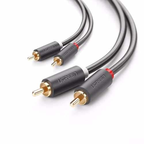 Ugreen 2x RCA (Cinch) - 2x RCA (Cinch) AV104 kábel 1m (fekete)
