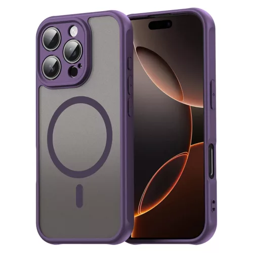 Techsuit - HaloFrost II MagSafe - iPhone 16 Pro - Lila tok