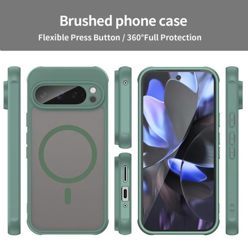 Techsuit - HaloFrost II MagSafe - Google Pixel 9 Pro - Zöld tok