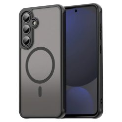   Techsuit - HaloFrost II MagSafe - Samsung Galaxy S24 FE - Fekete tok