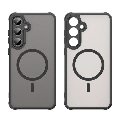 Techsuit - HaloFrost II MagSafe - Samsung Galaxy S24 FE - Fekete tok