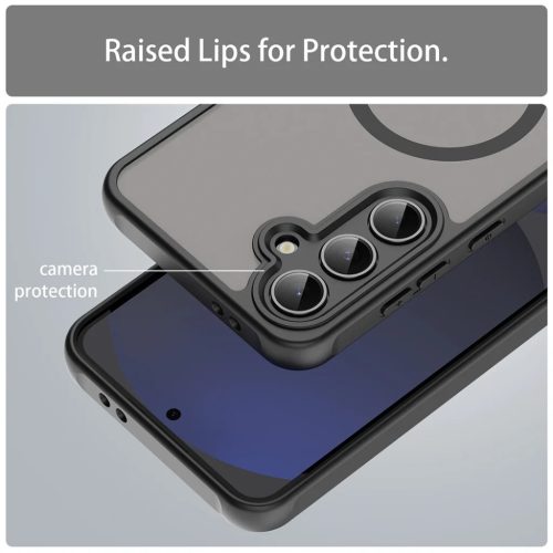 Techsuit - HaloFrost II MagSafe - Samsung Galaxy S24 FE - Fekete tok