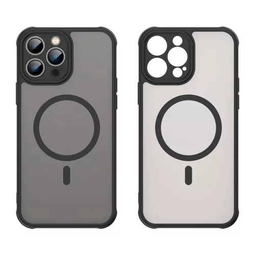 iPhone 13 Pro - Techsuit - HaloFrost II MagSafe tok - Fekete