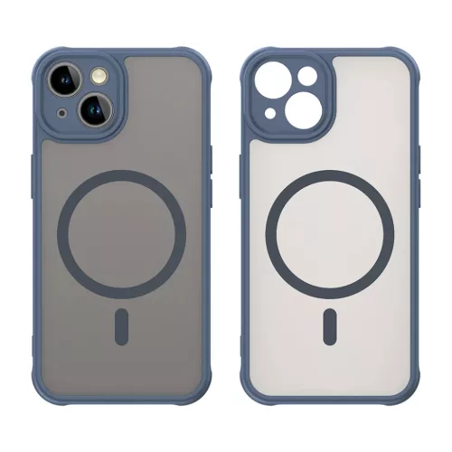 iPhone 13 Techsuit - HaloFrost II MagSafe tok - Sötétkék