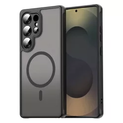   Samsung Galaxy S25 Ultra Fekete Techsuit - HaloFrost II MagSafe tok