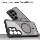 Samsung Galaxy S25 Ultra Fekete Techsuit - HaloFrost II MagSafe tok