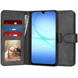 Samsung Galaxy A17 5G Fekete Techsuit Diary Book tok
