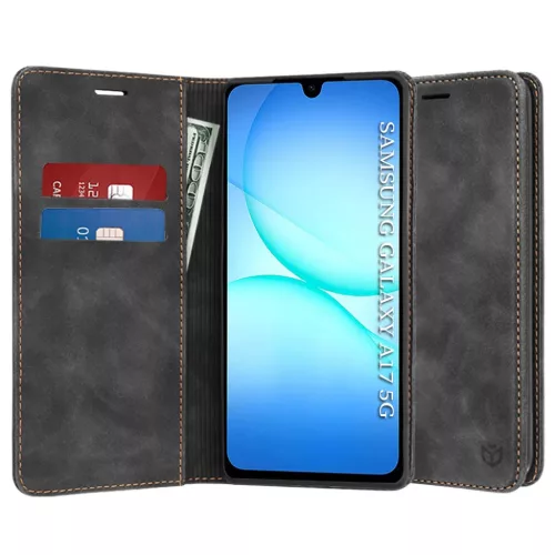 Samsung Galaxy A17 5G Techsuit Confy Cover - Fekete tok