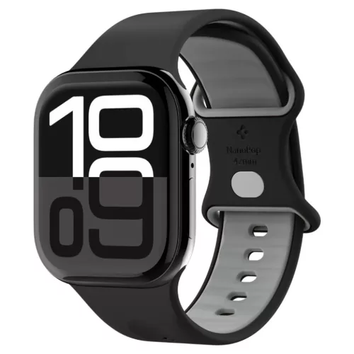 Spigen Nano Pop Apple Watch 6 / 7 / 8 / 9 / 10 / 11 / SE (40 / 41 / 42 mm) Fekete Szezám