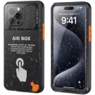 iPhone 12/12 Pro/13/13 Pro/14/14 Pro/15/15 Pro/16 Fekete ShellBox - AirBox Vízálló IP68 Tok (6.1 hüvelyk)