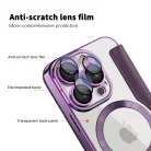 Techsuit - SmartMag Könyv Tok - iPhone 16 Pro - Lila tok