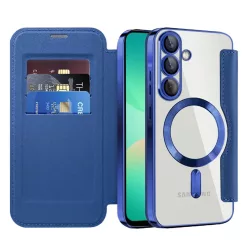   Techsuit - SmartMag könyvtok - Samsung Galaxy A26 5G - Kék tok