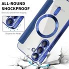 Techsuit - SmartMag könyvtok - Samsung Galaxy A26 5G - Kék tok