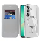 Techsuit - SmartMag Könyvtok - Samsung Galaxy A26 5G - Szürke tok