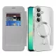 Techsuit - SmartMag Könyvtok - Samsung Galaxy A26 5G - Szürke tok