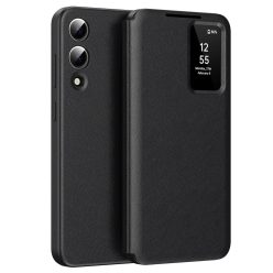   Techsuit - SmartView Sorozat - Samsung Galaxy S25 Edge - Fekete tok