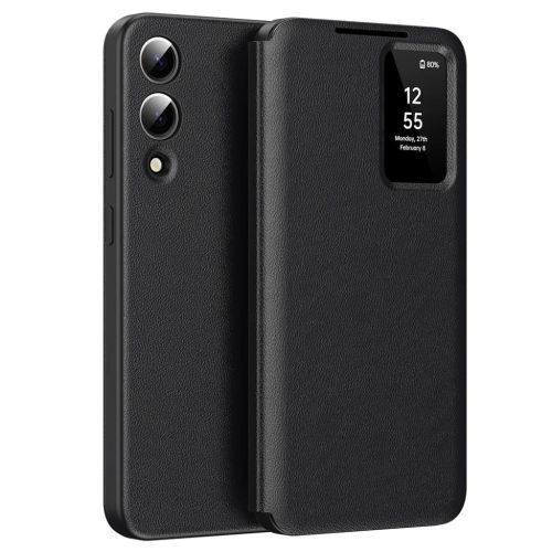 Techsuit - SmartView Sorozat - Samsung Galaxy S25 Edge - Fekete tok