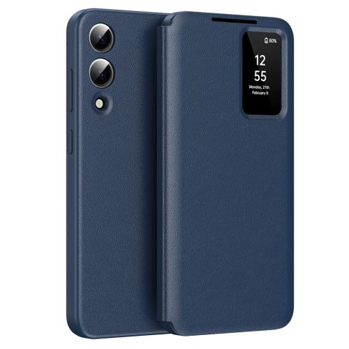 Techsuit - SmartView Sorozat - Samsung Galaxy S25 Edge - Kék tok