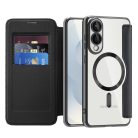 Techsuit - SmartMag könyvtok - Samsung Galaxy S25 Edge - Fekete tok