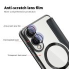 Techsuit - SmartMag könyvtok - Samsung Galaxy S25 Edge - Fekete tok